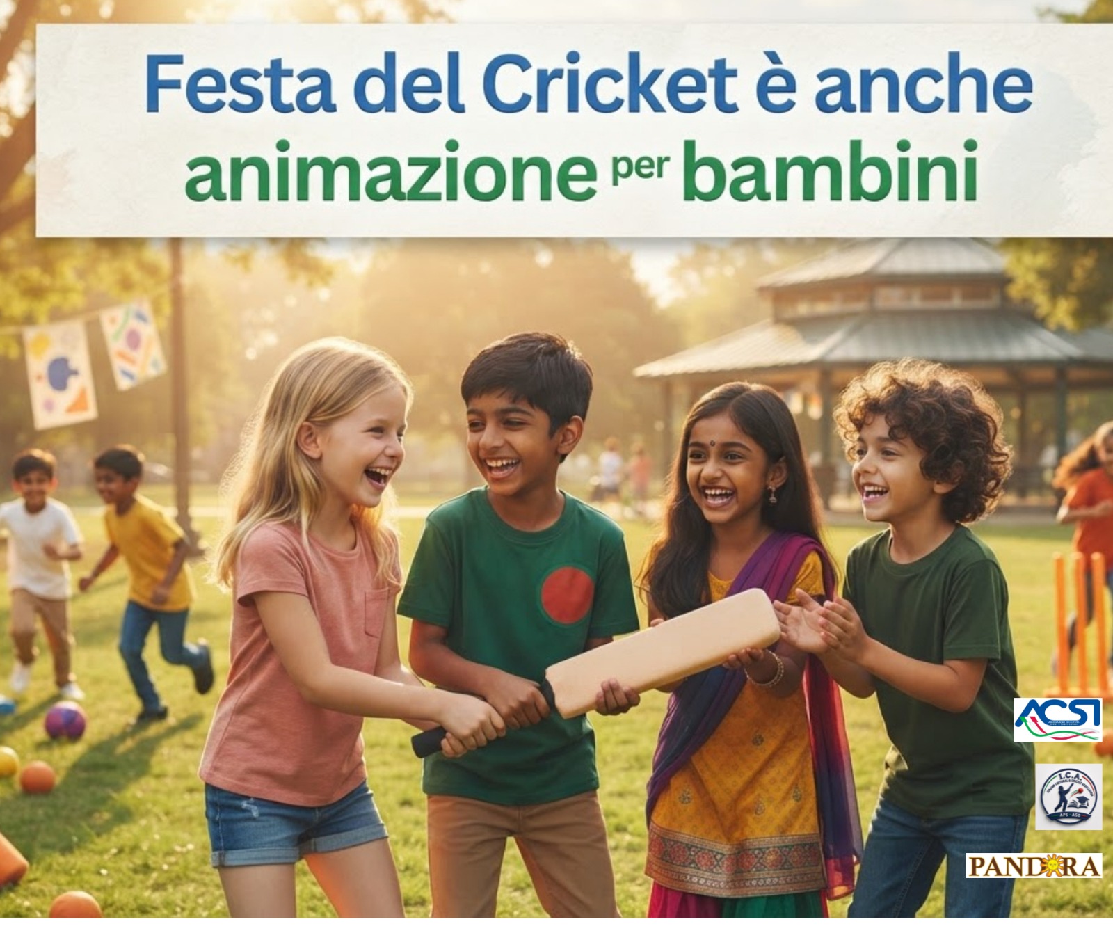 Attività per bambini alla Festa del Cricket